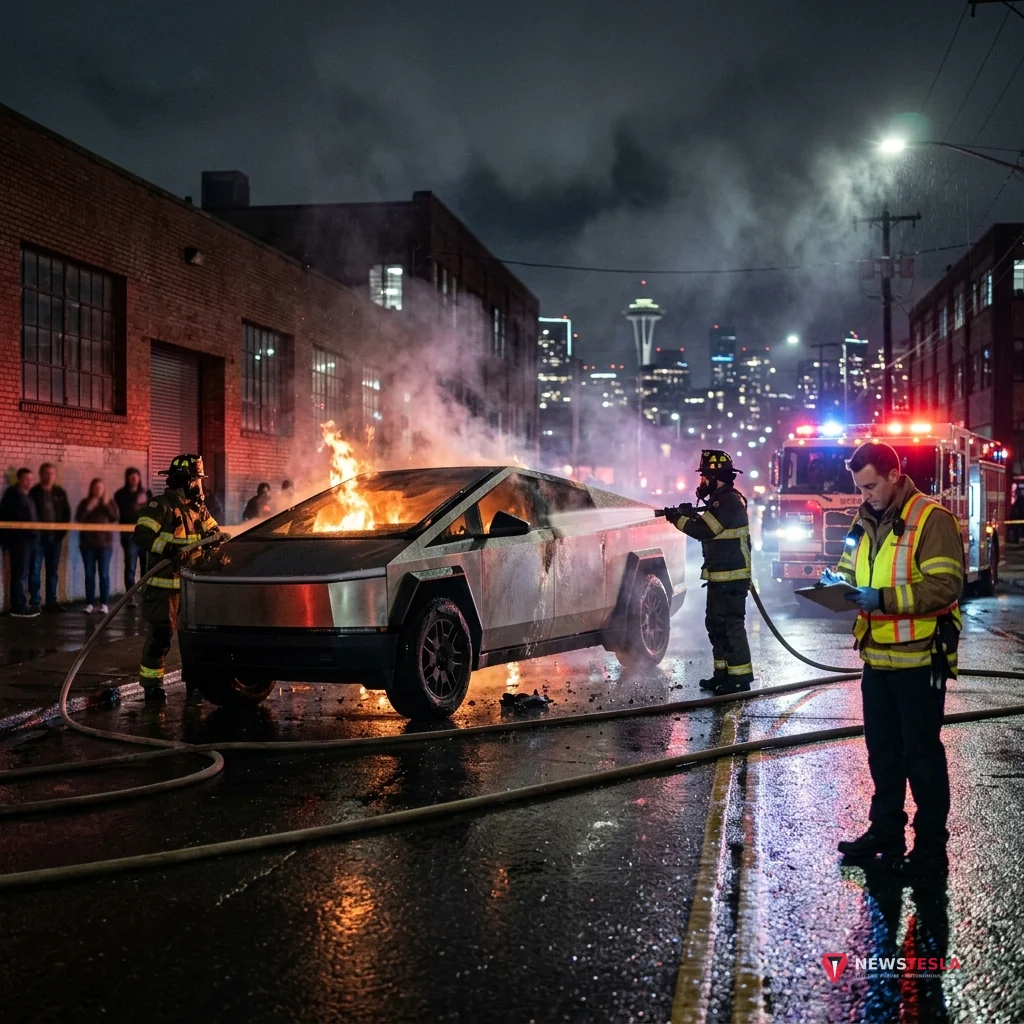 Tesla Cybertruck Fire In Seattle Complete Technical Analysis