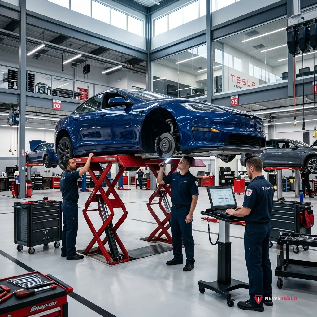 Tesla Lake Forest Service Center Complete Technical Analysis