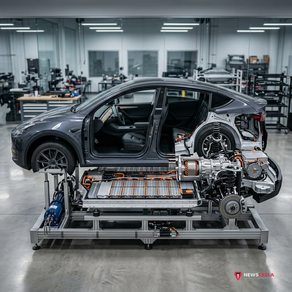 Tesla Motor Cross Section Complete Technical Analysis